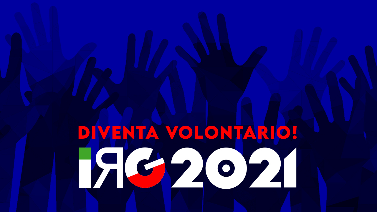 Diventa Volontario IRG 2021